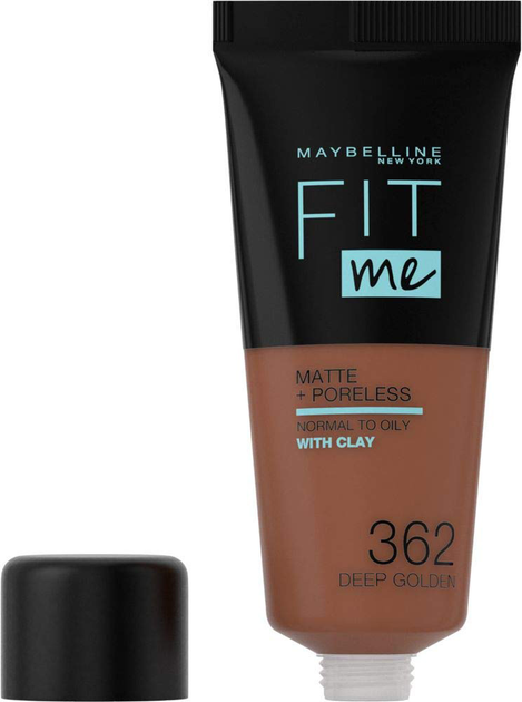 Тональний крем Maybelline Fit Me Matte & Poreless 362 Deep Golden 30 мл (3600531453428) - зображення 1