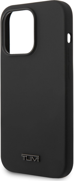 Etui TUMI Liquid Silicone MagSafe do Apple iPhone 14 Black (3666339075392) - obraz 1