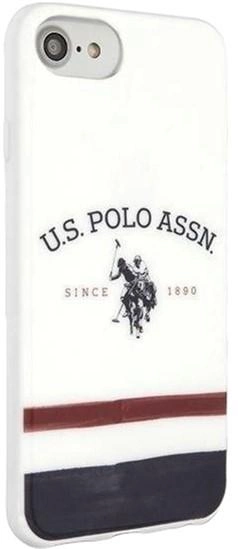 Etui U.S. Polo Assn Tricolor Pattern Collection do Apple iPhone 7/8/SE 2020/SE 2022 White (3700740475881) - obraz 2