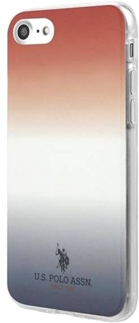 Etui U.S. Polo Assn Gradient Pattern Collection do Apple iPhone 7/8/SE 2020/SE 2022 Blue-Red (3700740477403) - obraz 2