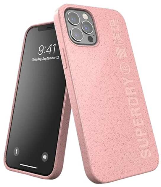 Etui Superdry Snap Compostable Case do Apple iPhone 12/12 Pro Pink (8718846086257) - obraz 1