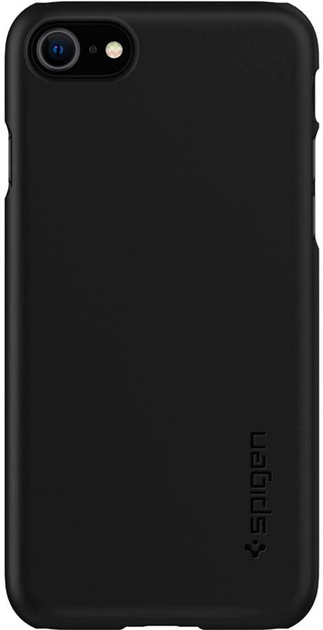 Etui Spigen Thin Fit do Apple iPhone 7/8/SE 2020/SE 2022 Black (8809466645433) - obraz 1