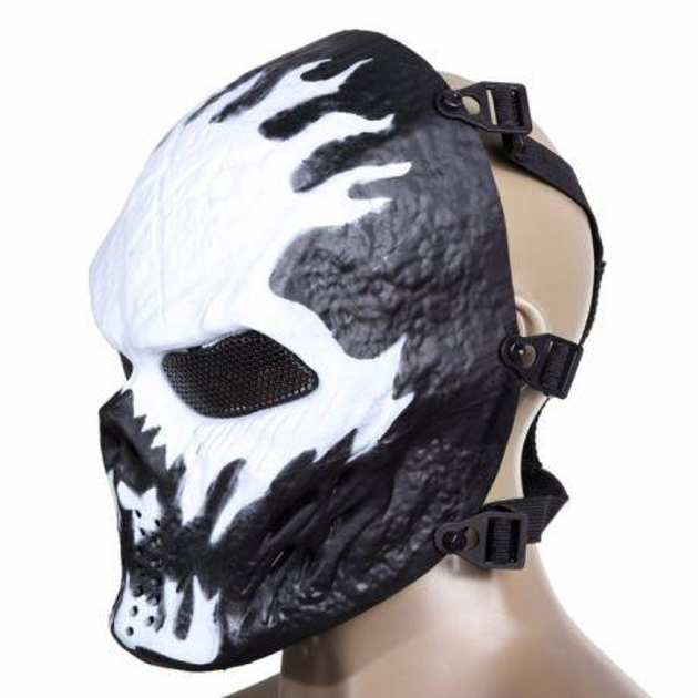 Шикарный шлем для страйкбола, лыжная маска, спортивная маска, пейнтбол, череп - изображение 2