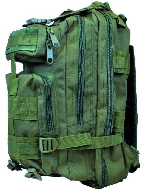 Рюкзак тактический штурмовой, армейский 28L хаки (239100) - изображение 2