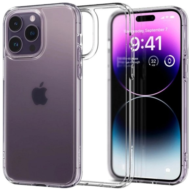 Etui Spigen Ultra Hybrid do Apple iPhone 14 Pro Crystal Clear (8809811864571) - obraz 1