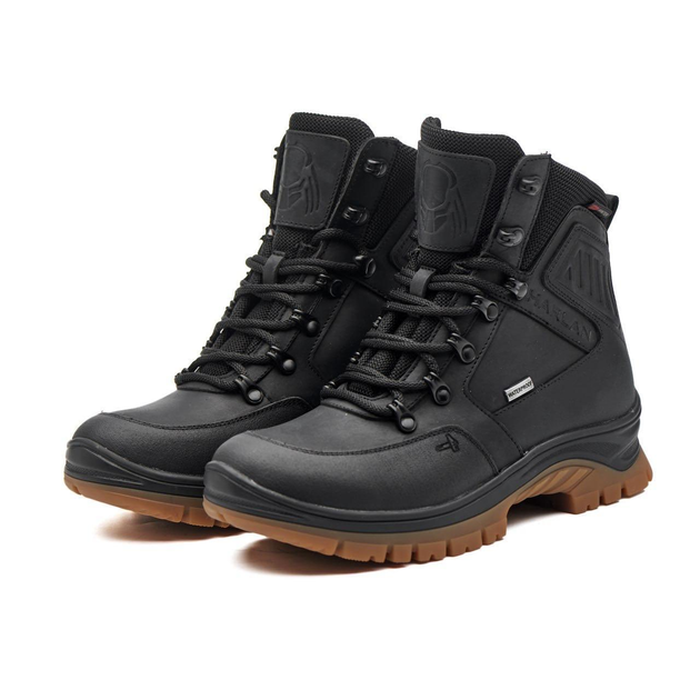 Ботинки Зимние тактические кожаные с мембраной Gore-Tex PAV Style Lab HARLAN 550 р.46 30.5см черные - изображение 1