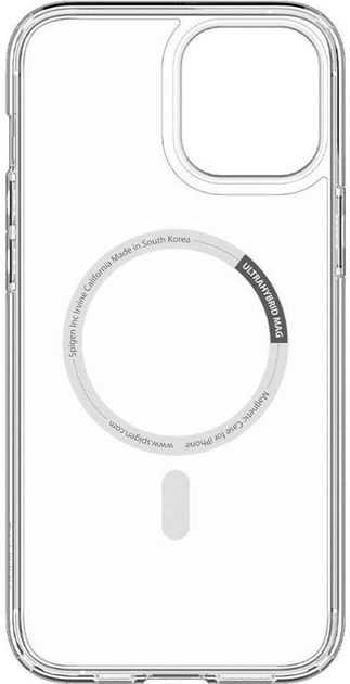 Etui Spigen Ultra Hybrid Mag do Apple iPhone 12/12 Pro White (8809756644375) - obraz 1