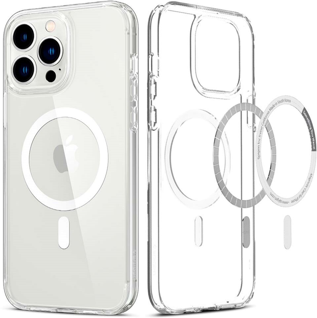 Etui Spigen Ultra Hybrid Mag do Apple iPhone 13 White (8809811852264) - obraz 1