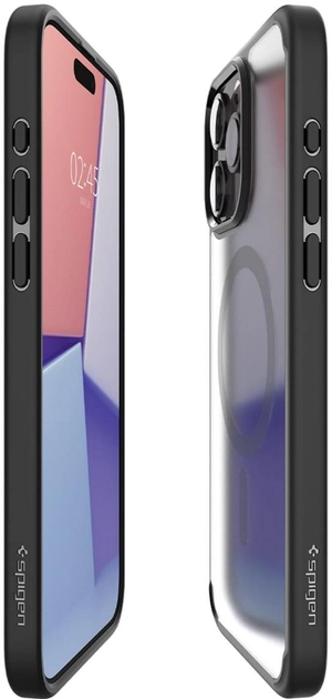 Etui Spigen Ultra Hybrid Mag do Apple iPhone 15 Pro Max Frost Black (8809896749305) - obraz 2