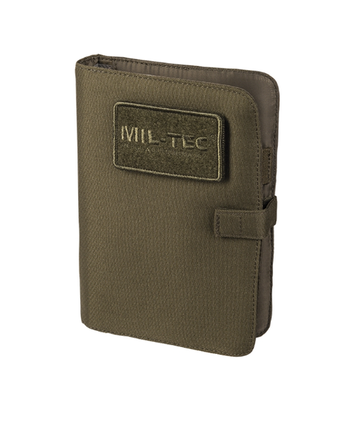 Блокнот тактичний Mil-Tec У захисному чохлі 14,5х4,5х20,5См Олива TACTICAL NOTEBOOK SMALL OLIV (15984001) - зображення 2