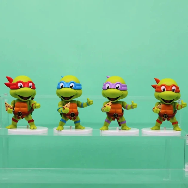 Набор мини-фигурок Черепашки-ниндзя 5в1, 8-10 см - TMNT – игрушки