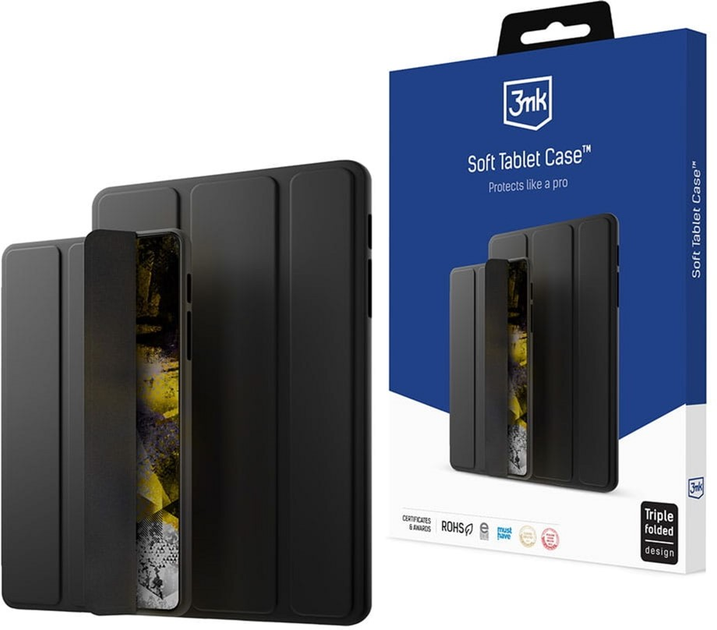 Чохол-книжка 3MK Soft Tablet Case для Apple iPad Mini 7.9" 4/5 Gen Black (5903108526746) - зображення 7