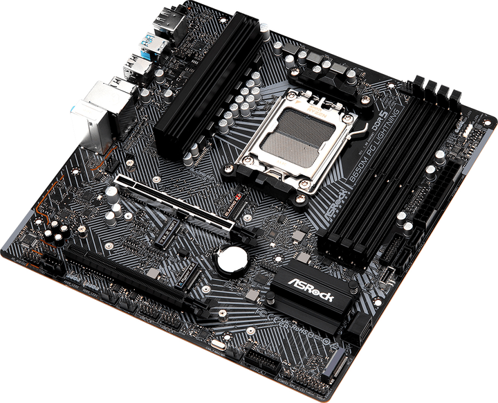 Материнська плата ASRock B650M PG LIGHTNING (sAM5, AMD B650, PCI-Ex16) - зображення 2