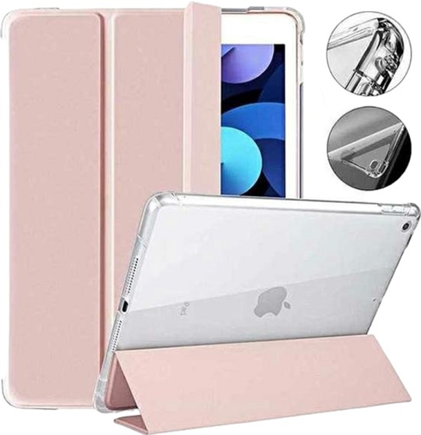 Etui z klapką Mercury Clear Back Cover do Apple iPad 10.2" 7/8/9 Gen Jasno-różowy (8809824812460) - obraz 1