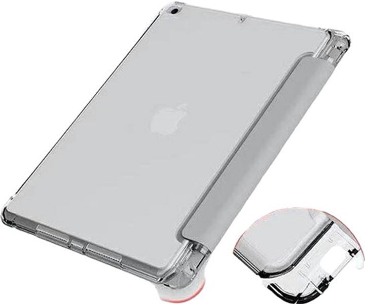 Чохол-книжка Mercury Clear Back Cover для Apple iPad Air 10.9" 4/5 Gen Gray (8809824813306) - зображення 2