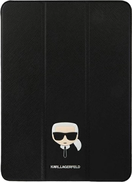 Чохол-книжка Karl Lagerfeld Saffiano Karl Iconic Book KLFC11OKMK для Apple iPad 11" Pro 2021 Black (3666339030377) - зображення 1
