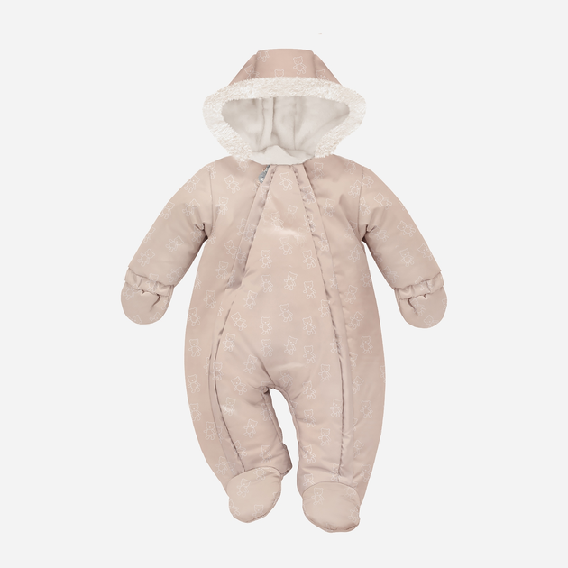 Kombinezon zimowy niemowlęcy Pinokio Winter Warm Overall-1 86 cm Beżowy (5901033308864) - obraz 1