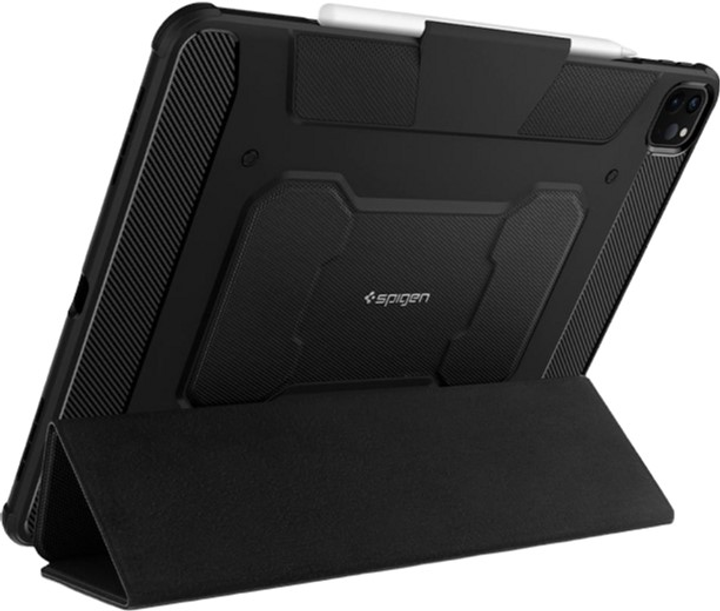Etui z klapką Spigen Rugged Armor ACS01024 do Apple iPad Pro 11" 2020/2021 Czarny (8809685629641) - obraz 6