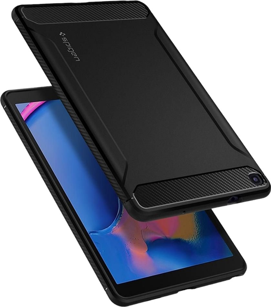 Обкладинка Spigen Rugged Armor ACS00048 для Samsung Galaxy Tab A 8.0" 2019 Black (8809671017773) - зображення 3