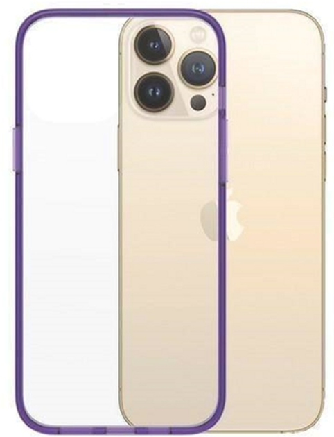 Etui Panzer Glass Clear Case Antibacterial Military grade do Apple iPhone 13 Pro Grape (5711724003370) - obraz 1