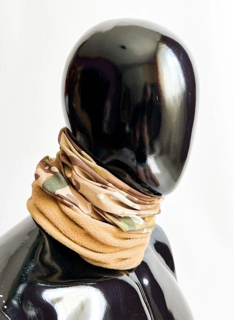 Бафф, балаклава, хомут флисовый Brandit камуфляж - изображение 2