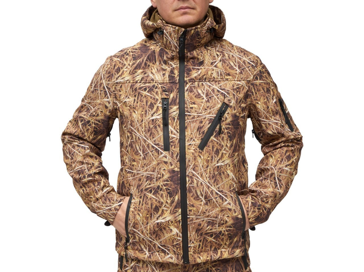 Костюм тактический камень Softshell камуфляж 54 - изображение 4