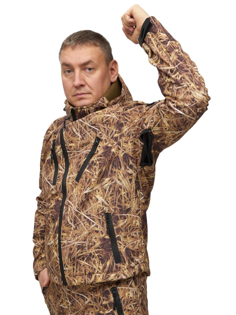 Костюм тактический камень Softshell камуфляж 54 - изображение 6