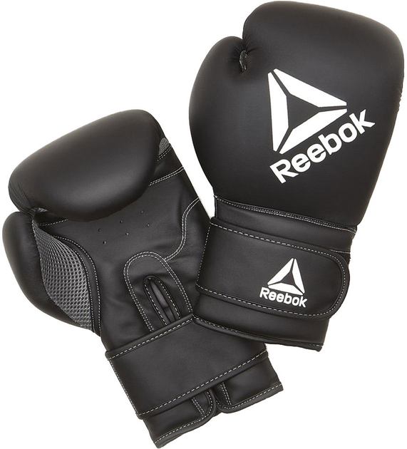 Боксерские перчатки Reebok 12 унций Черные (RSCB-12010BK-12) – фото ...