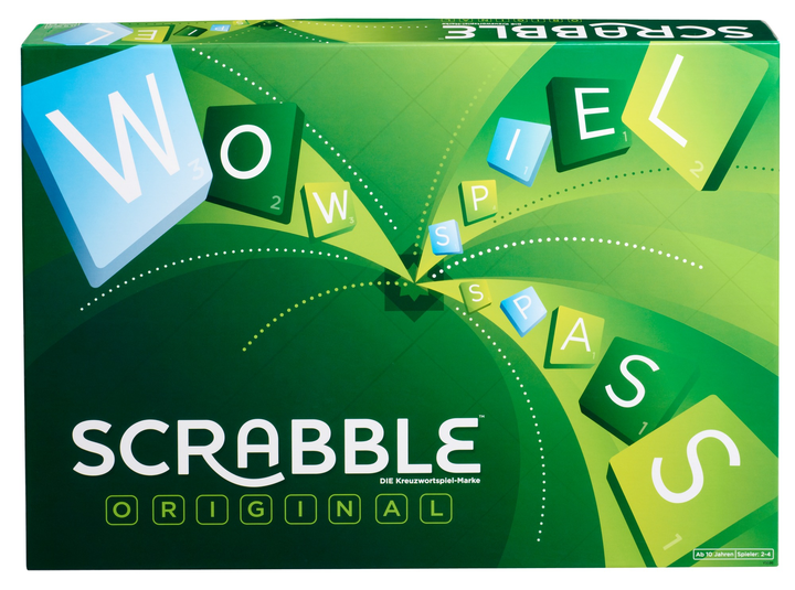 Gra planszowa Mattel Scrabble Original (wersja niemiecka) (0746775260743) - obraz 1