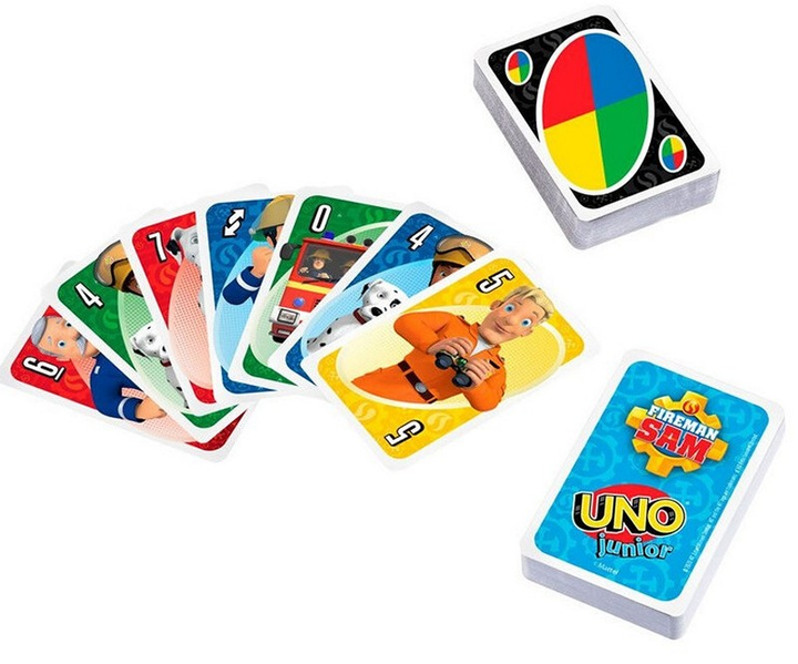 Настільна гра Mattel Uno Junior Пожежник Сем (194735037650) - зображення 2