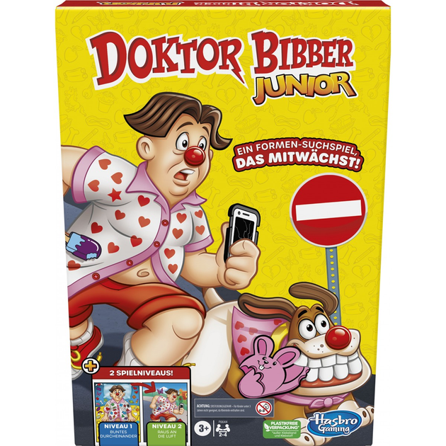 Gra planszowa Hasbro Junior Doktor Bibber (5010996117458) - obraz 1