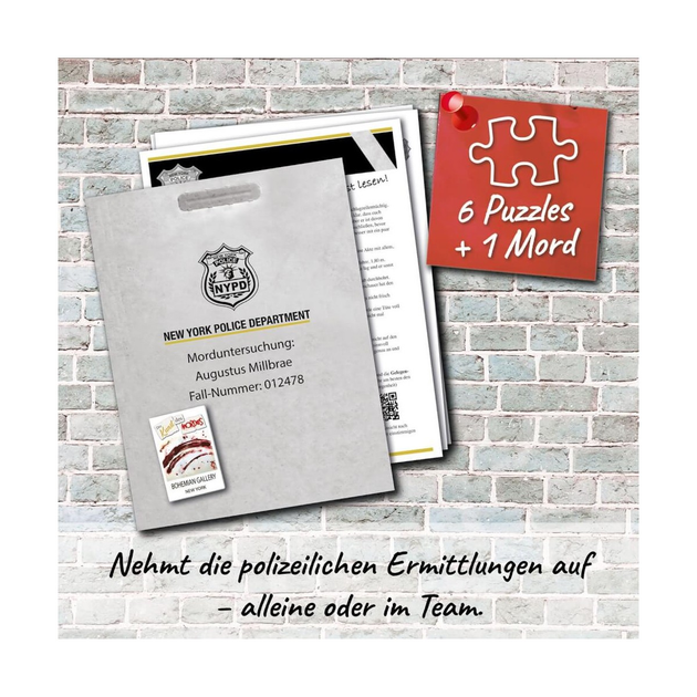 Gra planszowa Kosmos Murder Mystery Puzzle Sztuka morderstwa (4002051682187) - obraz 2