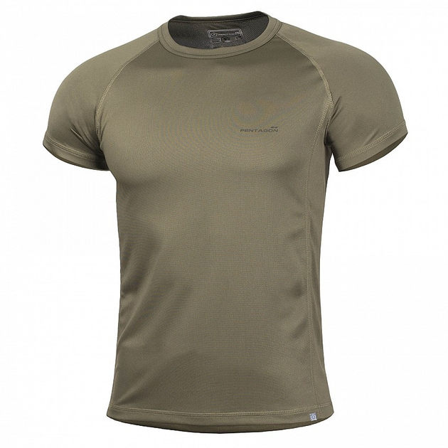 Футболка для тренувань Pentagon Body Shock Activity Shirt Olive Green S - изображение 1