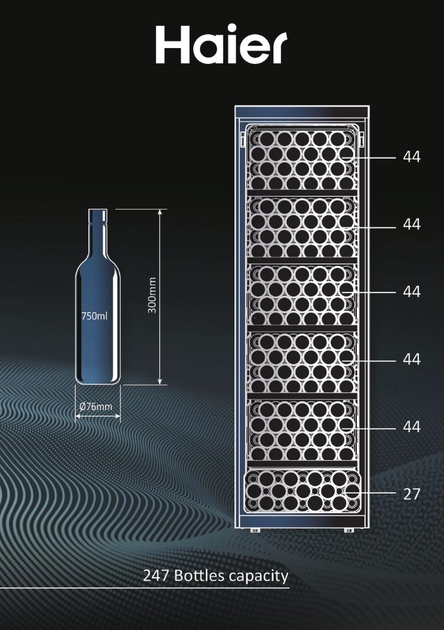 Винный шкаф Haier HWS247FDU1 - изображение 13