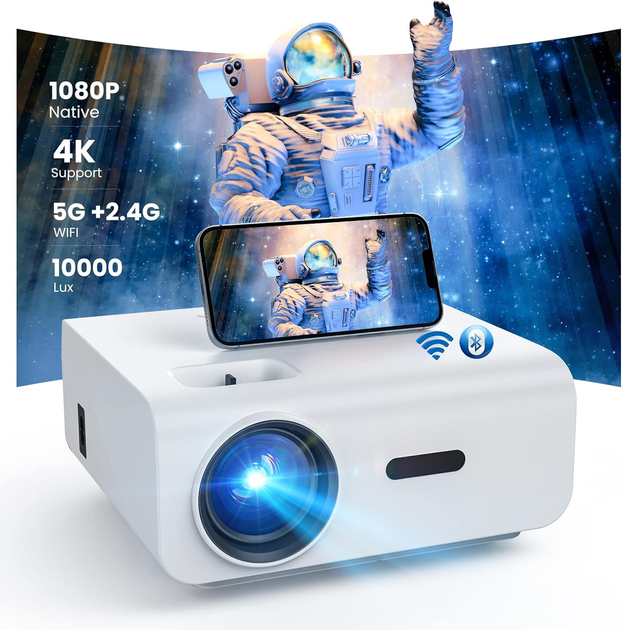 Мультимедийный проектор TOPVISION F2 Full HD LCD 10000 Лм Wi-Fi ...