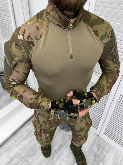Армейская кофта Убакс, тактическая кофта, Мультикам, размер XL - изображение 1