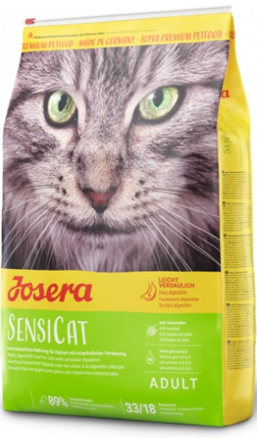 Сухой корм Josera SensiCat Идеальный корм для чувствительных к ...