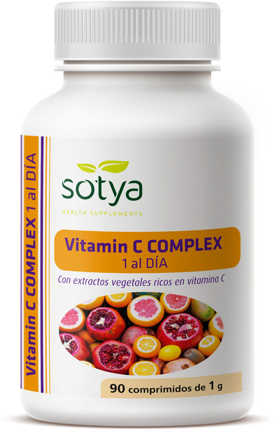 Suplement diety Sotya Vitamin C Complex 90 tabletek (8427483014805) - obraz 1