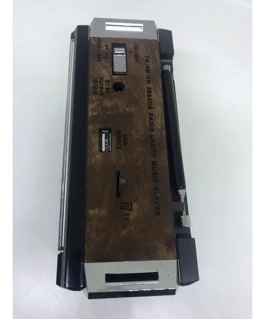 Радиоприемник Портативный Golon RX-381 MP3 USB 3W коричневый - Фото 5 Радиоприемник Портативный Golon RX-381 MP3 USB 3W коричневый - изображение 5