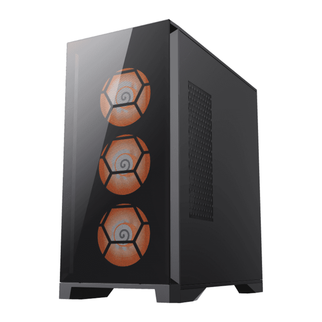 Корпус комп'ютерний GameMax Leader TG без блока живлення Fulltower Чорний - Фото 1 Корпус комп'ютерний GameMax Leader TG без блока живлення Fulltower Чорний - зображення 1