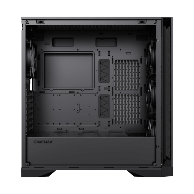 Корпус комп'ютерний GameMax Leader TG без блока живлення Fulltower Чорний - Фото 11 Корпус комп'ютерний GameMax Leader TG без блока живлення Fulltower Чорний - зображення 11