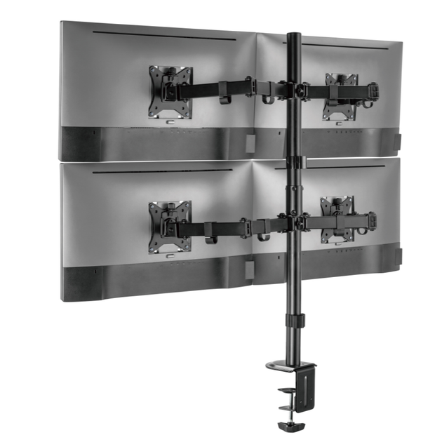 Крепление для 4-х экранов Brateck LDT66-C048 настольное 17"-32" нагрузка 36кг - Фото 5 Крепление для 4-х экранов Brateck LDT66-C048 настольное 17"-32" нагрузка 36кг - изображение 5