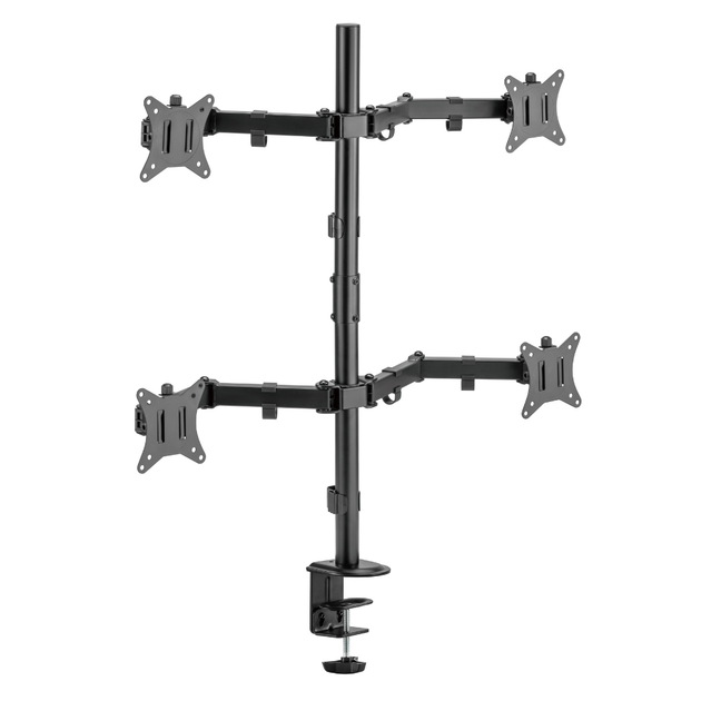 Крепление для 4-х экранов Brateck LDT66-C048 настольное 17"-32" нагрузка 36кг - Фото 7 Крепление для 4-х экранов Brateck LDT66-C048 настольное 17"-32" нагрузка 36кг - изображение 7