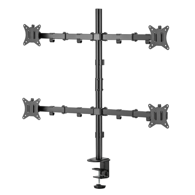 Крепление для 4-х экранов Brateck LDT66-C048 настольное 17"-32" нагрузка 36кг - Фото 8 Крепление для 4-х экранов Brateck LDT66-C048 настольное 17"-32" нагрузка 36кг - изображение 8