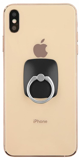 Uchwyt-pierścień na smartfon Mercury Wow Ring Czarny (8806174342296) - obraz 1