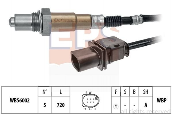 Лямбда зонд EPS 1998477 BMW 3 Series, 5 Series, 1 Series, X5, 7 Series, 6 Series 11780418078, 11787561410, 11787569930 - зображення 1