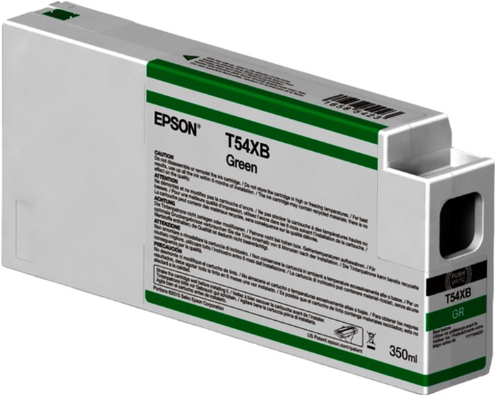 Tusz Epson Singlepack T54XB00 UltraChrome HDX/HD 350 ml Green (10343976887) - obraz 1