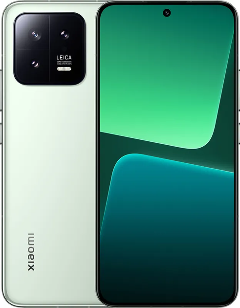 Смартфон Xiaomi 13 12/512GB Flora Green (no NFC) - Фото 1 Смартфон Xiaomi 13 12/512GB Flora Green (no NFC) - изображение 1