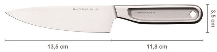 Kuchenny nóż Fiskars All Steel 13.5 cm (6424002014317) - obraz 2