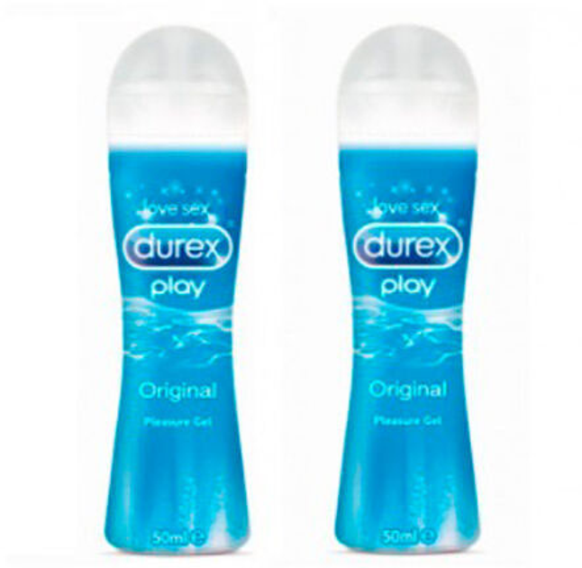 Smary Durex Duplo Play Natural Lubricant 2x50 ml (8410104901233) - obraz 1